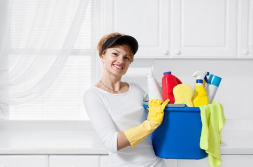 Kitchen and bathroom cleaning in a Westminster home