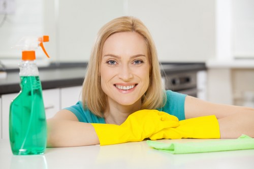 Kitchen and bathroom cleaning for an Airbnb property in Westminster