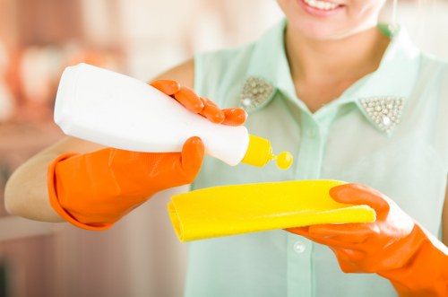Domestic carpet cleaning for a Westminster home, including hallways and living areas