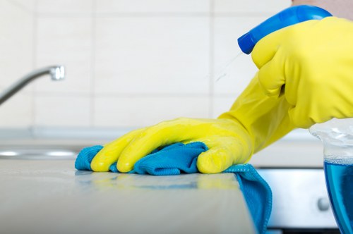 Final cleaning of a Westminster property before handover after renovation