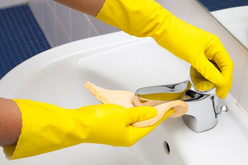 Oven cleaning service for a Westminster apartment kitchen