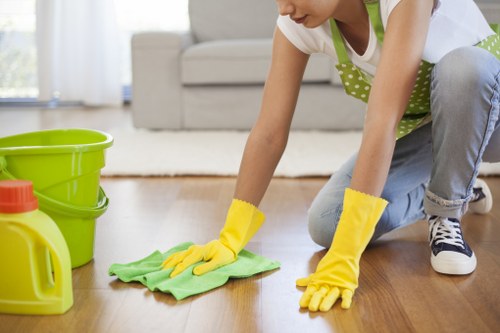 Professional regular cleaning in a Westminster office workspace